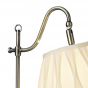 Suffolk Rise & Fall Table Lamp Antique Brass With Shade