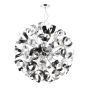 Swash 12 Light Pendant Polished Chrome and Brushed Aluminium