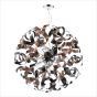 Swash 12 Light Pendant Polished Chrome fitting Only