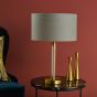 Sylvester Table Lamp Antique Brass and Glass Base Only