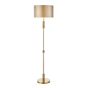 Sylvester Floor Lamp Antique Brass With Shade