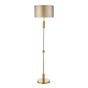 Sylvester Floor Lamp Antique Brass With Shade