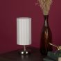 Tico Touch Table Lamp Satin Chrome With Shade