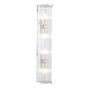 Tobiah 4 Light Bathroom Wall Light Polished Chrome and Glass IP44