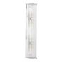 Tobiah 4 Light Bathroom Wall Light Polished Chrome and Glass IP44