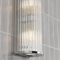 Tobiah 4 Light Bathroom Wall Light Polished Chrome and Glass IP44