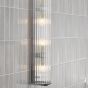 Tobiah 4 Light Bathroom Wall Light Polished Chrome and Glass IP44