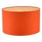 Toledo Orange Cotton Drum Shade 43cm