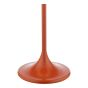Toledo Table Lamp Satin Orange With Shade