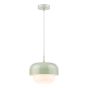 Topanga Pendant Green and Opal Glass