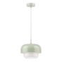 Topanga Pendant Green and Opal Glass
