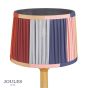 Joules Hardwick Table Lamp Wood and Matt Antique Brass With Shade