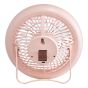 Turbo Rechargeable Desk Fan With Lamp Pink LED