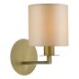 Tyler Wall Light Antique Bronze With Shade