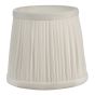 Ulyana Ivory Faux Silk Pleated Shade 14cm