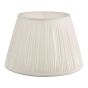 Ulyana Ivory Faux Silk Pleated Shade 40cm