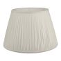 Ulyana Ivory Faux Silk Pleated Shade 45cm