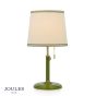 Joules Upton Table Lamp Matt Green and Antique Brass With Shade