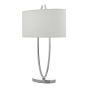 Utara Table Lamp Polished Chrome With Shade