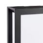 Vayu 2 Light Outdoor Wall Light Matt Black and Opal IP44