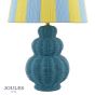 Joules Whitby Table Lamp Matt Blue With Shade