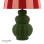 Joules Whitby Table Lamp Matt Green With Shade