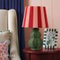 Joules Whitby Table Lamp Matt Green With Shade