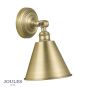 Joules Wollaton Wall Light Matt Antique Brass