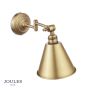 Joules Wollaton Single Spotlight Matt Antique Brass and Matt White
