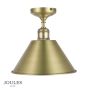 Joules Wollaton Semi-Flush Matt Antique Brass