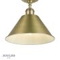 Joules Wollaton Semi-Flush Matt Antique Brass