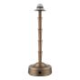 Wyman Rechargeable Table Lamp Antique Bronze Base Only LED
