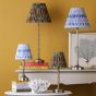 Wyman Rechargeable Table Lamp Matt Antique Brass With Shade LED