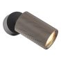 Yamis Single Spotlight Knurled Bronze and Matt Black