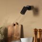 Yamis Single Spotlight Knurled Bronze and Matt Black