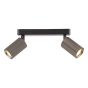 Yamis 2 Light Bar Spotlight Knurled Bronze and Matt Black