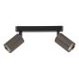 Yamis 2 Light Bar Spotlight Knurled Bronze and Matt Black