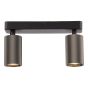 Yamis 2 Light Bar Spotlight Knurled Bronze and Matt Black