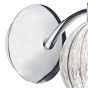 Yasmin Wall Light Polished Chrome and Ribbed Glass