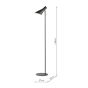 Zahira Task Floor Lamp Matt Black