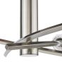 Zonda 3 Light Semi-Flush Brushed Nickel and Crystal