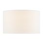 Zorin White Linen Drum Shade 24cm