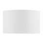 Zorin White Linen Drum Shade 24cm