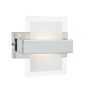 Apt Wall Washer Polished Chrome and White Glass LED