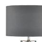 Bokara Table Lamp Silver With Shade