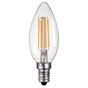 (Pack of 5) LED SES/E14 Candle Light Bulb (Lamp) 4w 400lm 2700k