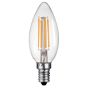 (Pack of 5) LED SES/E14 Candle Light Bulb (Lamp) 4w 400lm 4000k