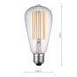 (Pack of 5) LED Rustika Light Bulb (Lamp) ES/E27 7W 750LM