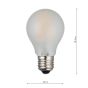 (Pack of 5) LED Light Bulb (Lamp) ES/E27 8W 1000LM Frosted