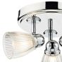 Cedric Bathroom 3 Light Spotlight Polished Chrome Glass IP44
